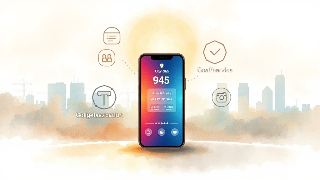 온라인 & 앱 활용 꿀팁 (watercolor 스타일)