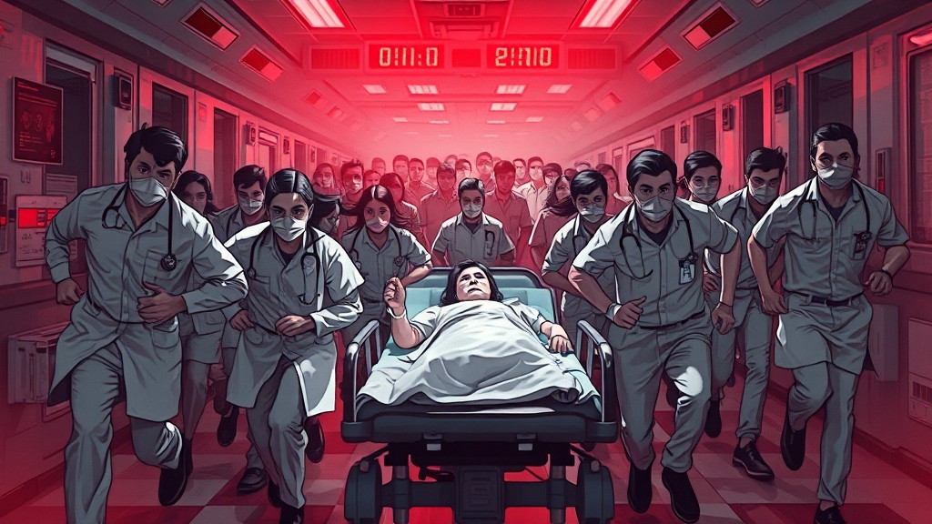 드라마 ‘중증외상센터’와 현실 (illustration 스타일)