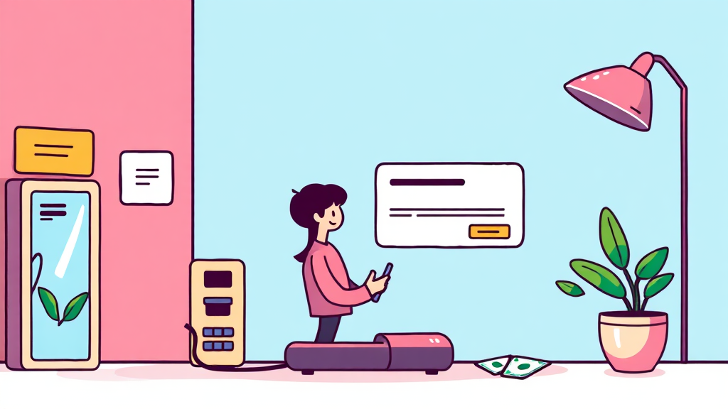 미납금 발생 시 해결법 (cartoon 스타일)