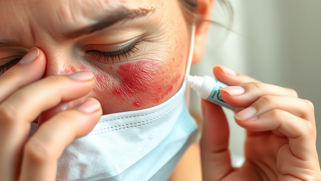 피부 가려움 집중 분석 (realistic 스타일)