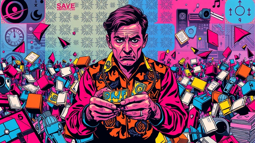 강박증의 다양한 유형과 특징 (popart 스타일)