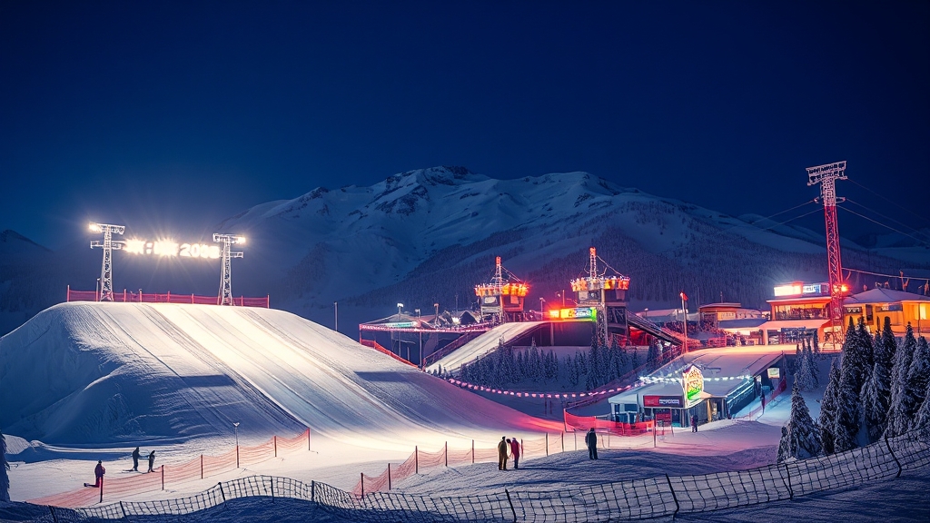 2025 스키장 개장일 (realistic 스타일)