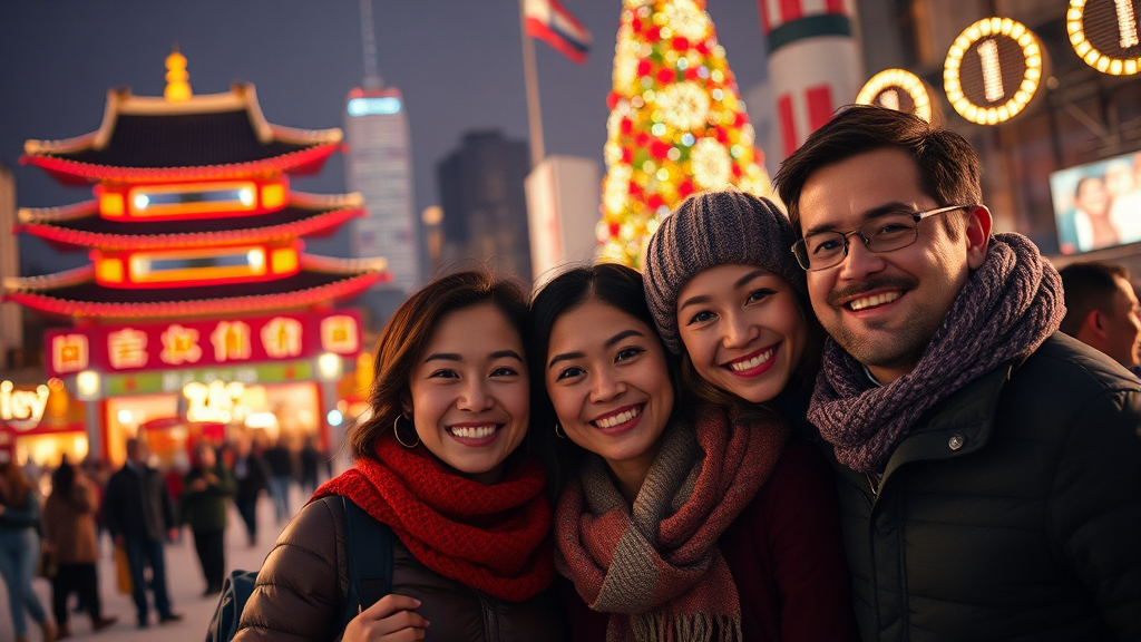 서울에서 잊지 못할 크리스마스를! 🎁 (realistic 스타일)