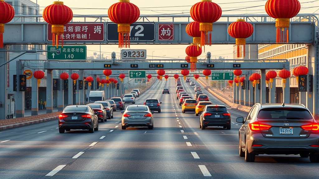 하이패스 및 일반차로 이용 방법 (realistic 스타일)