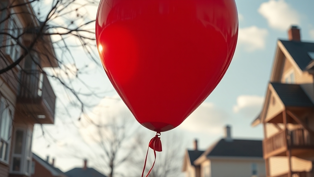 신용대출 증가와 풍선 효과 우려 (realistic 스타일)