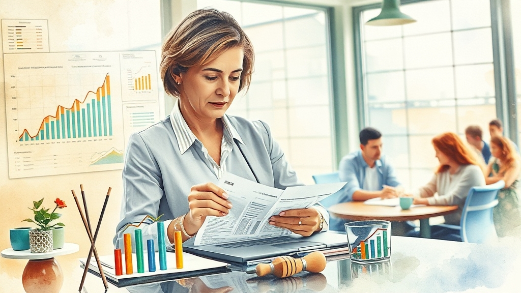 기업과 근로자, 무엇을 준비해야 할까요? (watercolor 스타일)