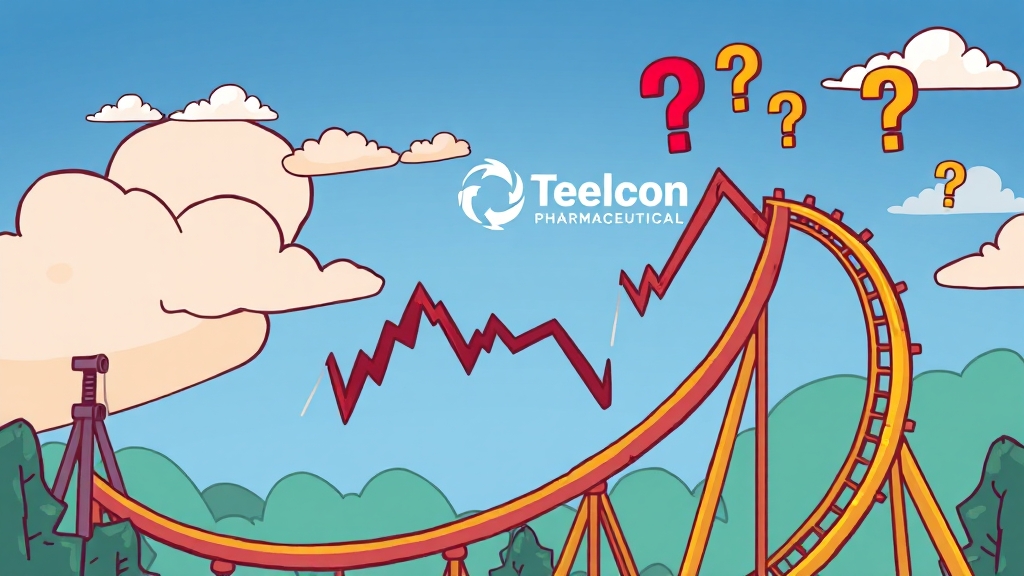 최근 주가 급등락, 왜? (cartoon 스타일)