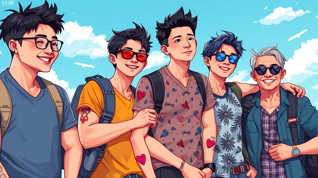 주요 출연진은 누구? (illustration 스타일)