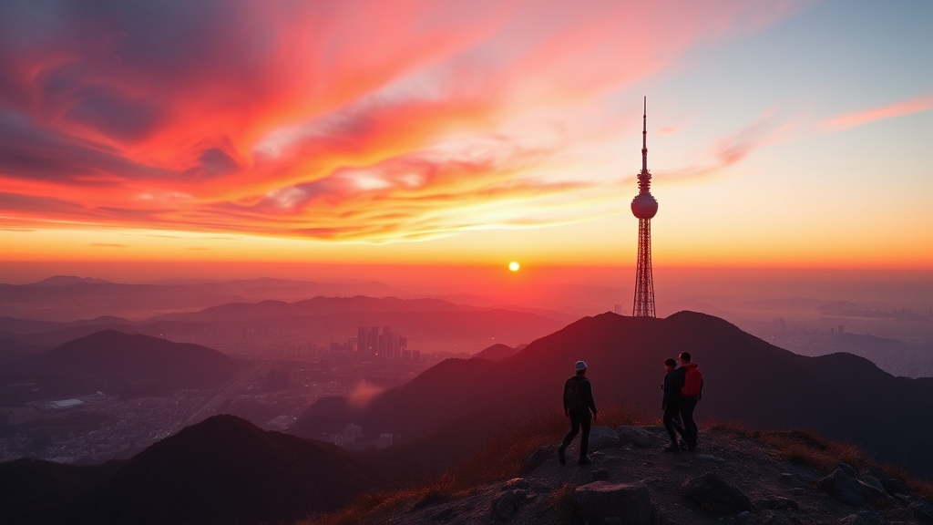 BEST 5: 서울 아차산 & 수도권 명소 (realistic 스타일)