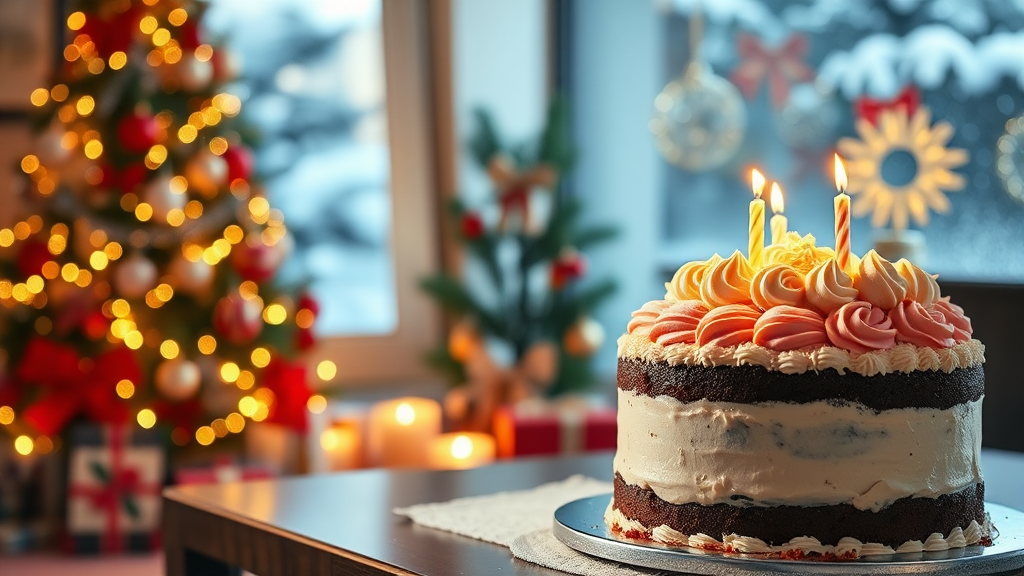 성공적인 케이크 예약, 어렵지 않아요! (realistic 스타일)