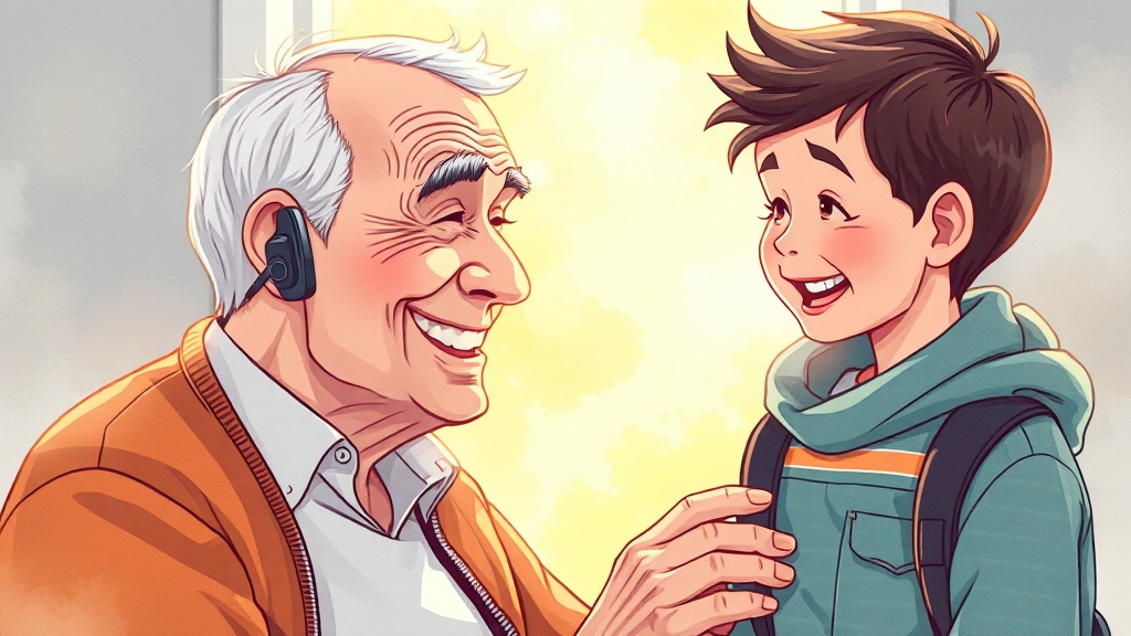 보청기 선택 기준 및 추천 모델 (cartoon 스타일)