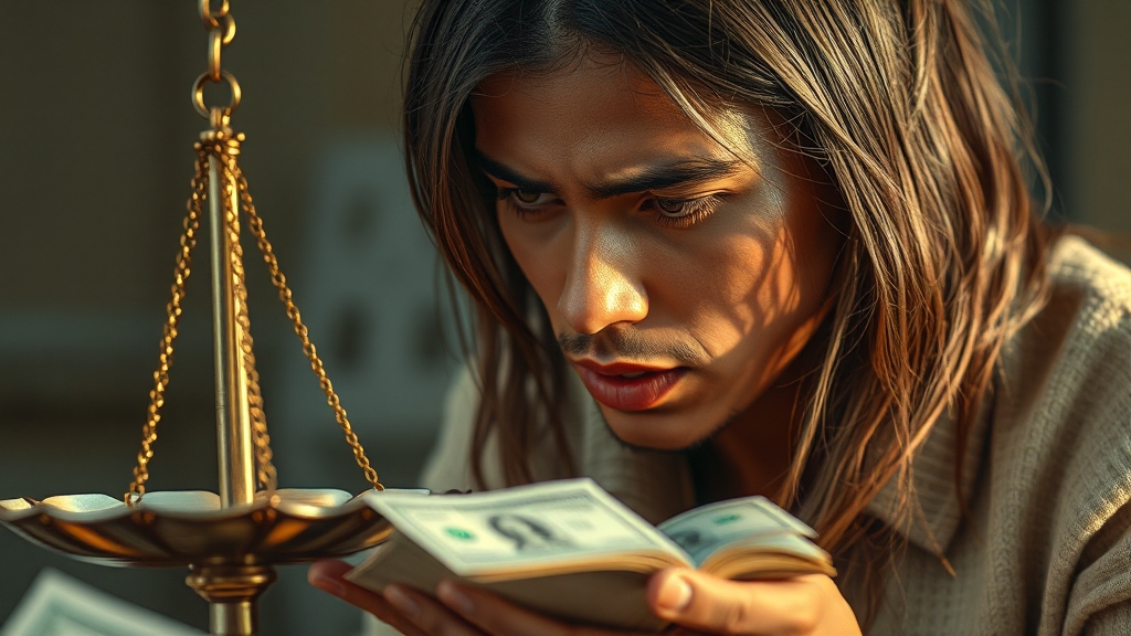 변호사 선임 비용, 얼마가 적당할까? (realistic 스타일)