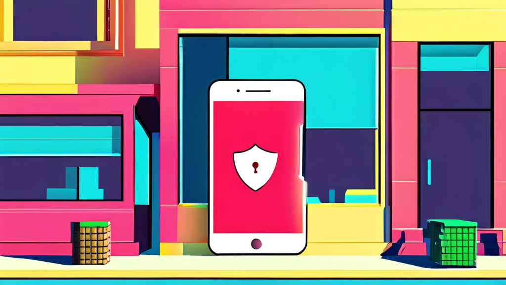 앱 또는 보안 정책, 캡처를 막는 비밀 (cartoon 스타일)