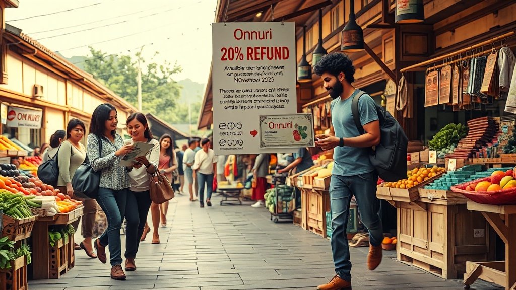 온누리상품권 혜택 (realistic 스타일)