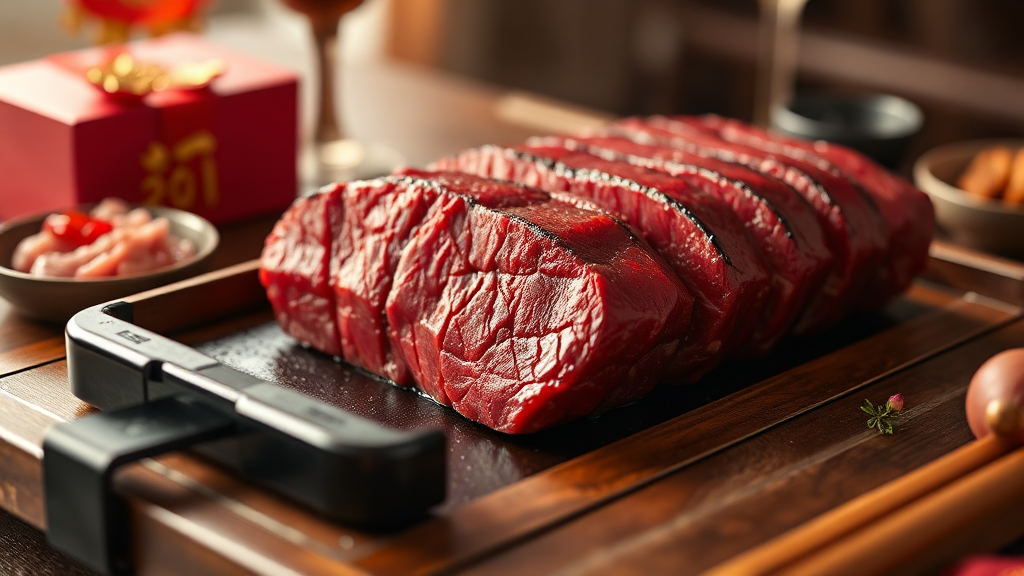 한우 선물세트 구매 팁 (realistic 스타일)