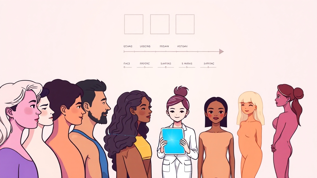 레이저 제모 횟수와 간격 (cartoon 스타일)