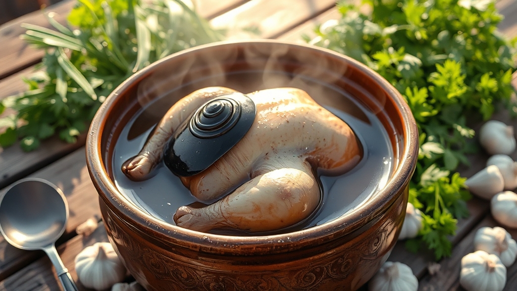 나만의 특별한 삼계탕 레시피 (realistic 스타일)