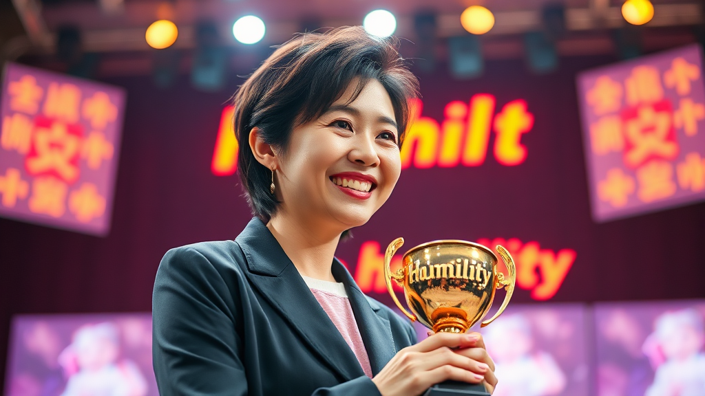 장도연 수상 소감 내용 분석 (realistic 스타일)