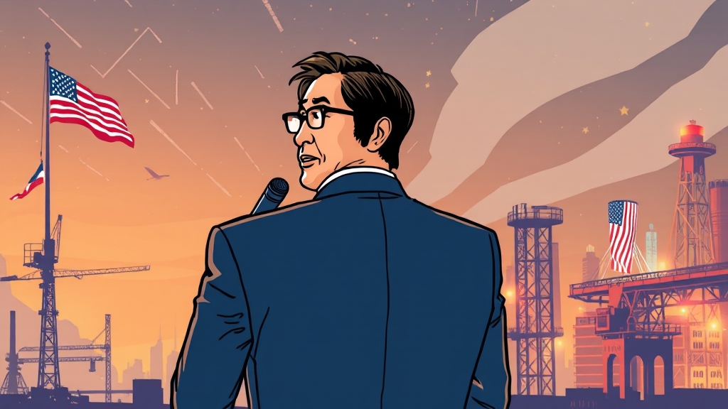 장인화 회장 수락 연설 (illustration 스타일)