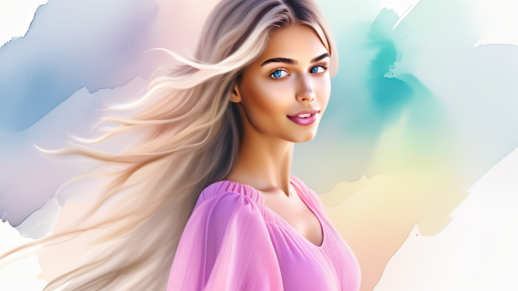 제로페이 결제, 이렇게 하면 쉬워요! (watercolor 스타일)