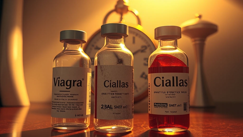 시알리스 vs 비아그라, 뭐가 다를까? (realistic 스타일)