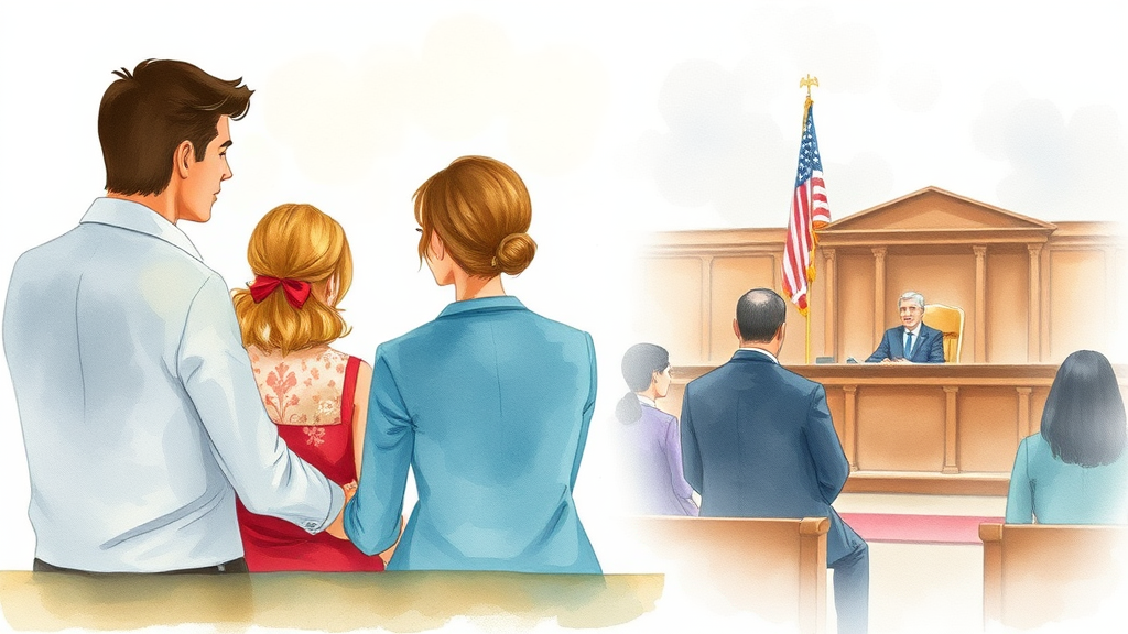 협의이혼 vs 재판상 이혼: 나에게 맞는 방법은? (watercolor 스타일)