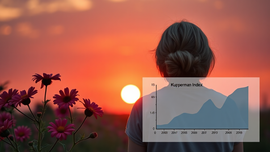 갱년기 자가진단의 필요성 (realistic 스타일)