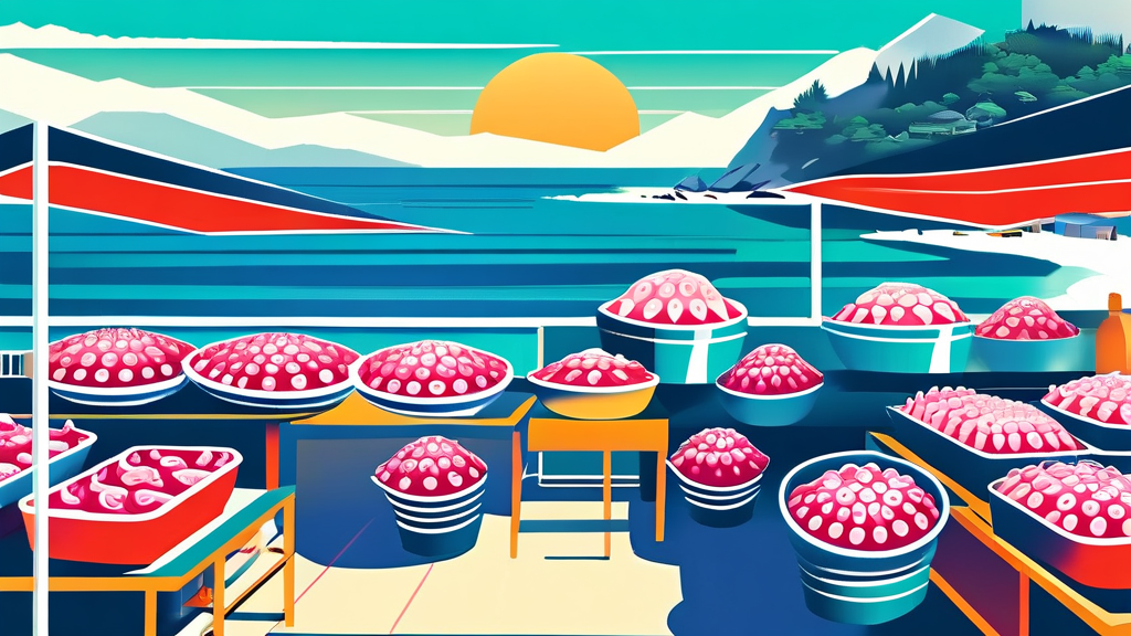 오징어 난전 이용 주의사항 (illustration 스타일)