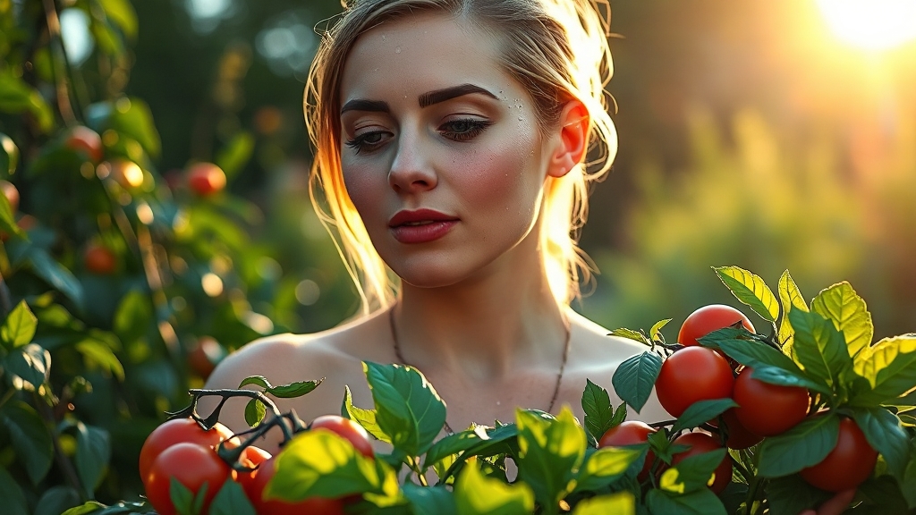 피지 조절과 유수분 밸런스 관리 (realistic 스타일)