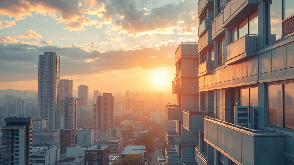 부동산 시장 전망 (realistic 스타일)