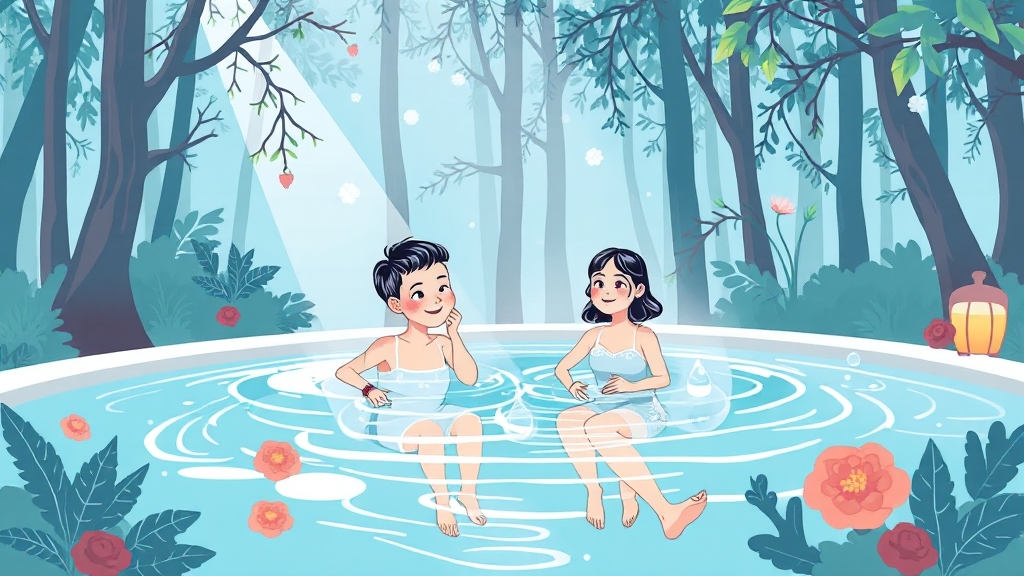 곤지암리조트 숙소 할인 전략 (illustration 스타일)