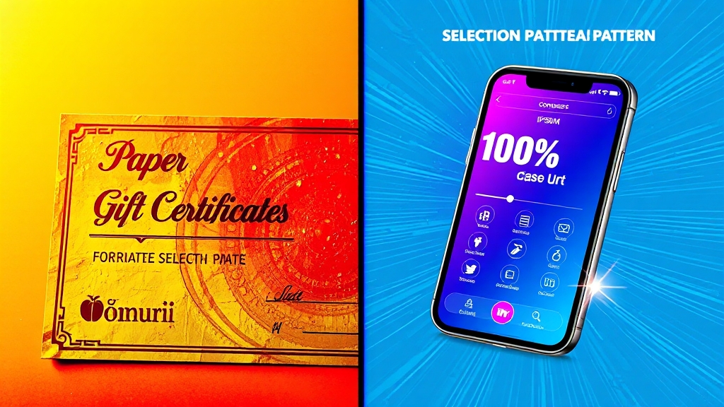 지류형 vs 디지털, 뭐가 다를까? (popart 스타일)