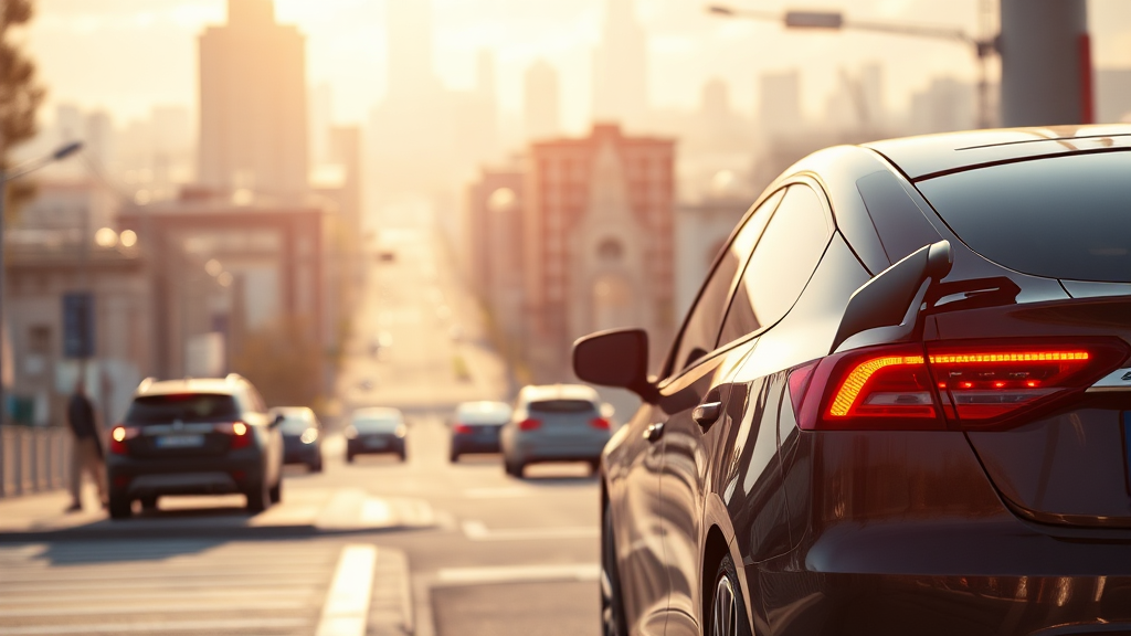 기술 발전과 규제 동향 (realistic 스타일)