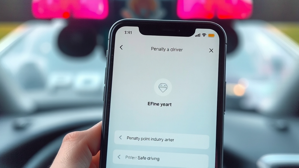 간편한 벌점 조회 방법 (watercolor 스타일)