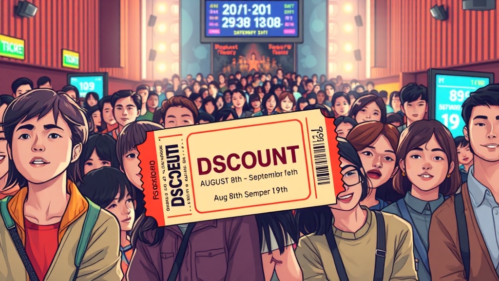 할인권 신청 방법 및 기간 (illustration 스타일)