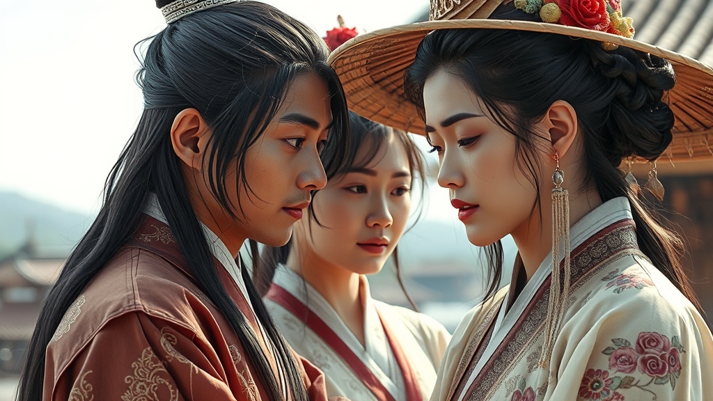 주요 등장인물 & 출연진 (realistic 스타일)