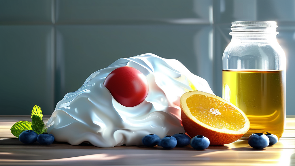 알부민 수치 저하 시 나타나는 증상 (realistic 스타일)