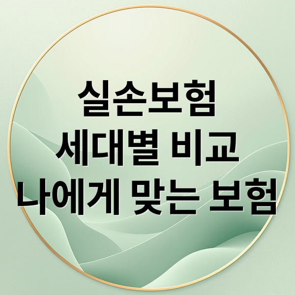 실손보험
세대별 비교
나에게 맞는 보험 (실손보험 세대 구분)