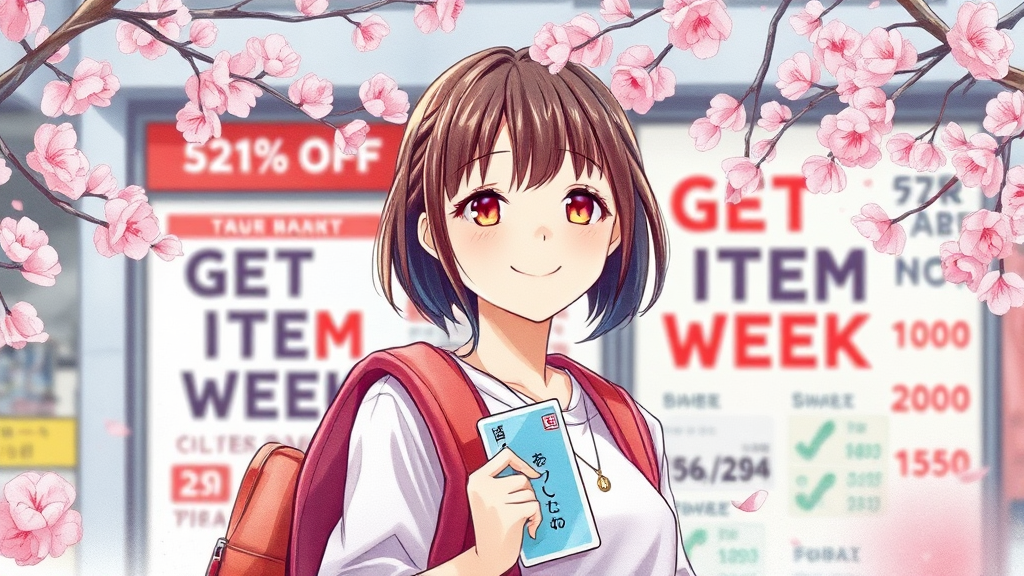 일본 여행 경비 절감 팁 (watercolor 스타일)