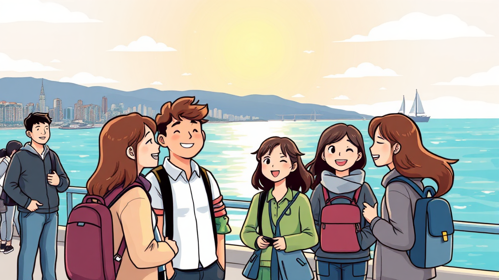 통영시 일자리 정보 (cartoon 스타일)
