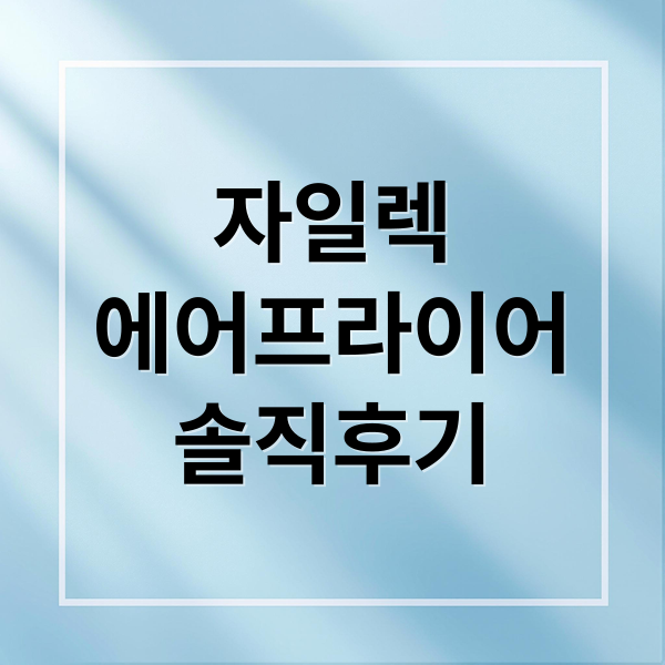 자일렉
에어프라이어
솔직후기 (자일렉 에어프라이어 후기)
