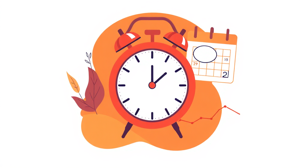 실업급여 수급 기간: 얼마나 오래 받을 수 있나? (illustration 스타일)