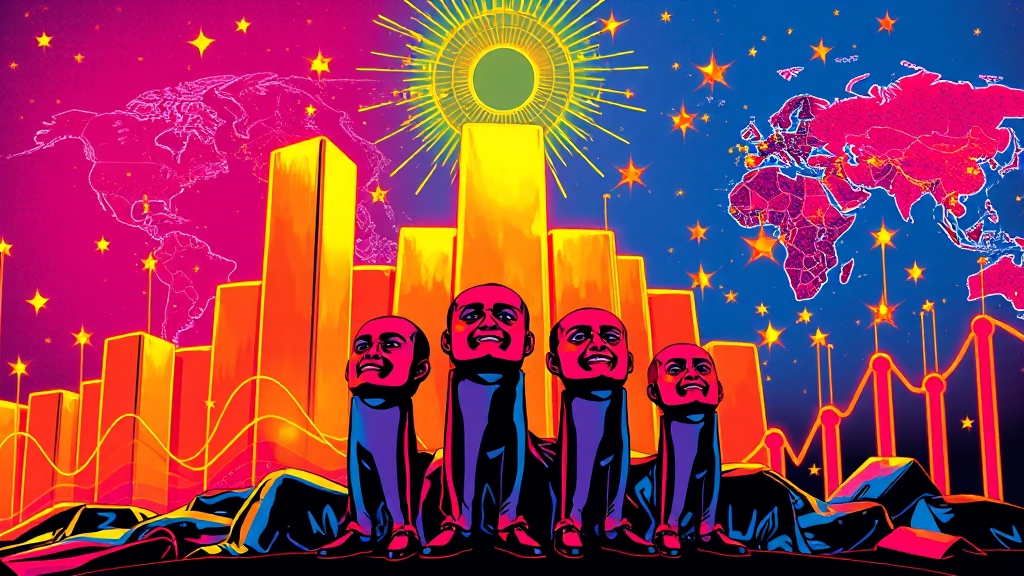 금 시세 예측, 최신 경제 동향 주목! (popart 스타일)