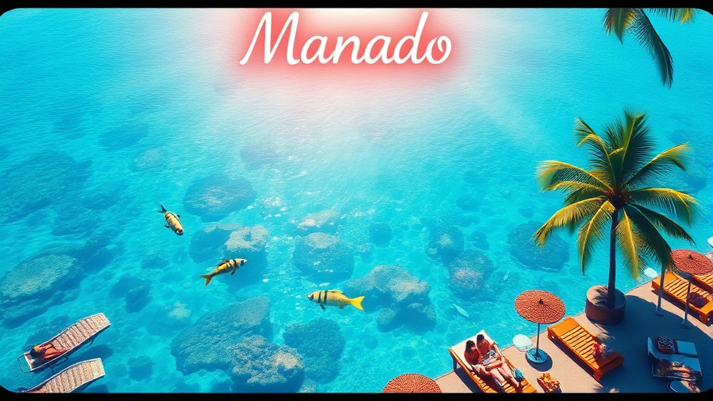 마나도 여행 준비물 (watercolor 스타일)