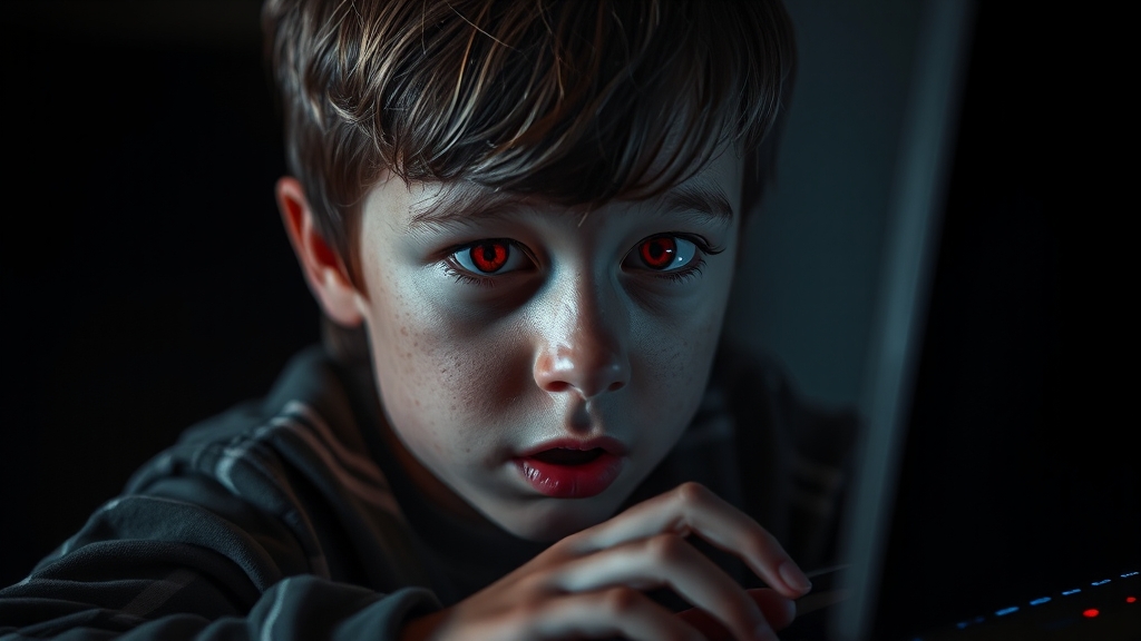 금쪽이 게임 집착 행동 분석 (realistic 스타일)