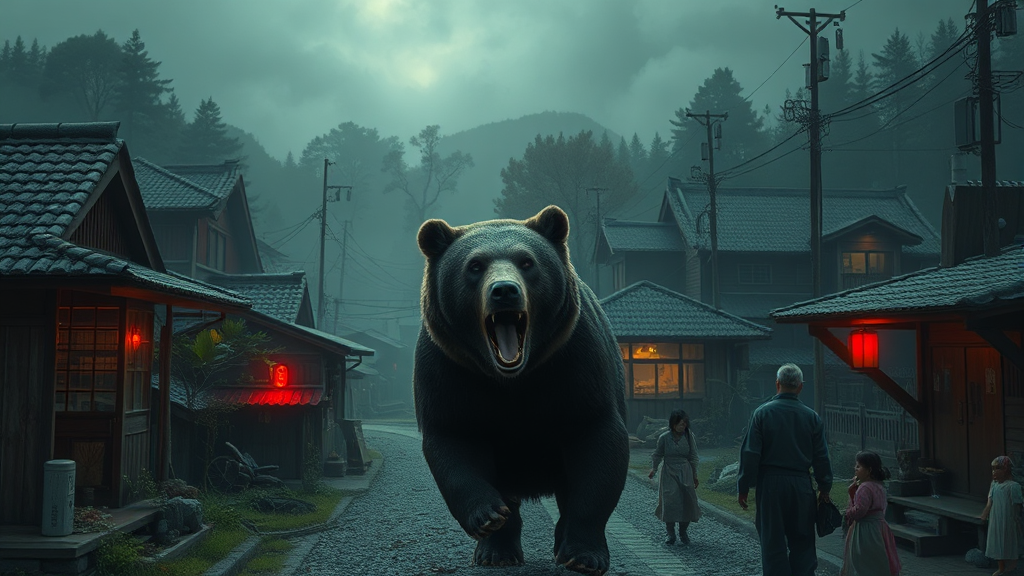곰 습격 피해 현황 (realistic 스타일)