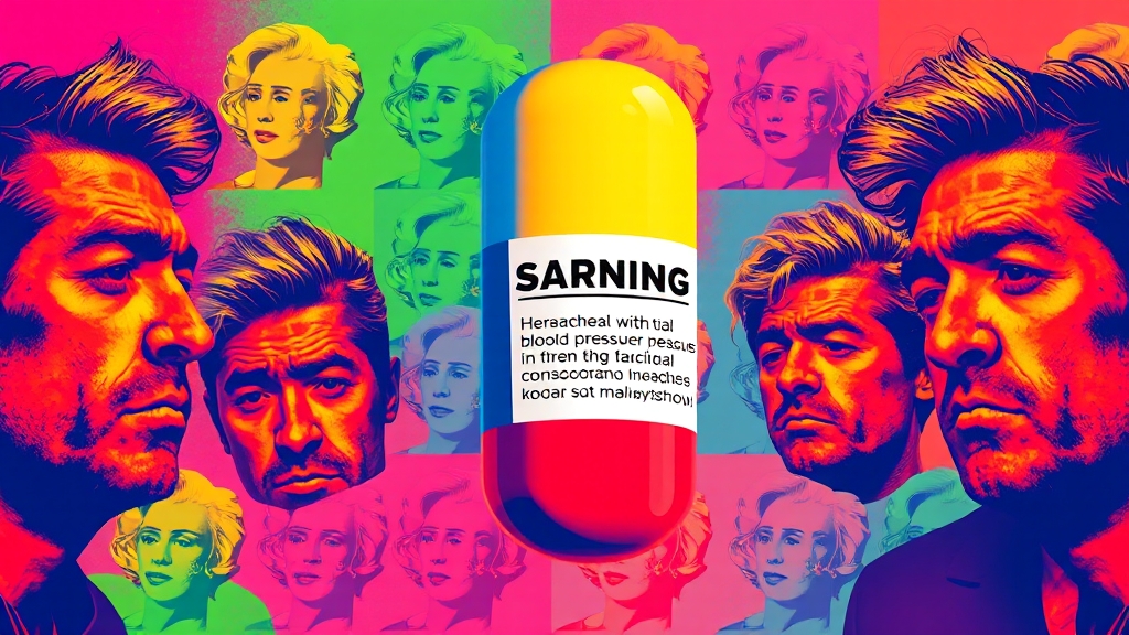 시알리스 부작용 & 주의사항 (popart 스타일)