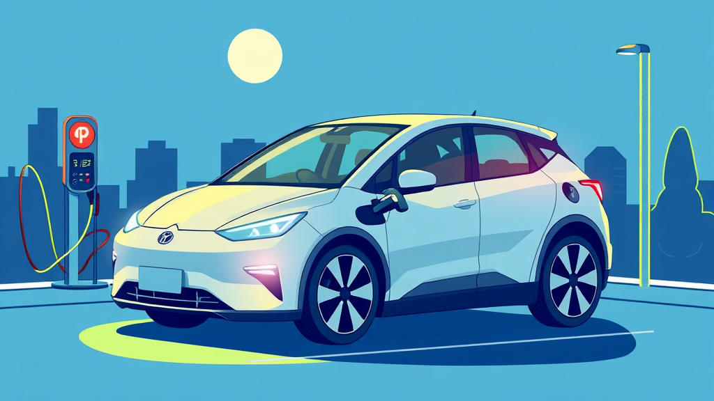 전기차 카드 활용, 더 많은 혜택을 누리는 꿀팁 (illustration 스타일)