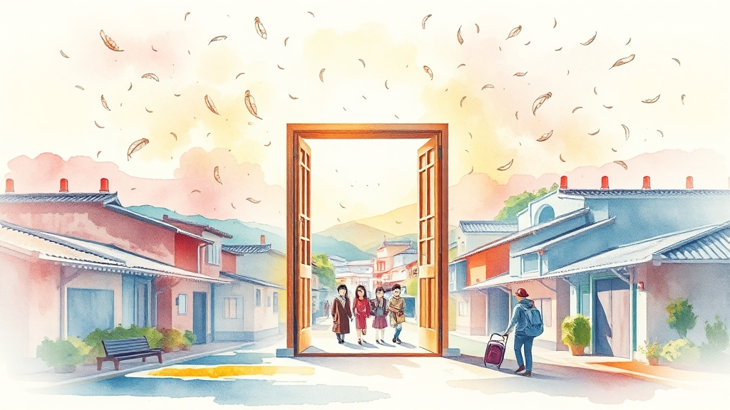 중위소득, 왜 중요할까요? (watercolor 스타일)