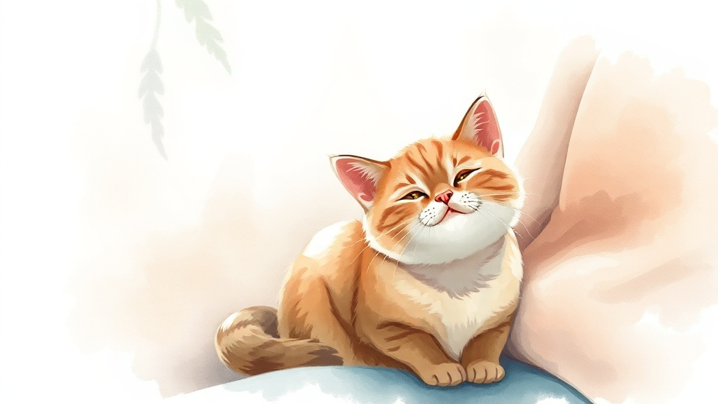 상황별 골골송 해석 (watercolor 스타일)